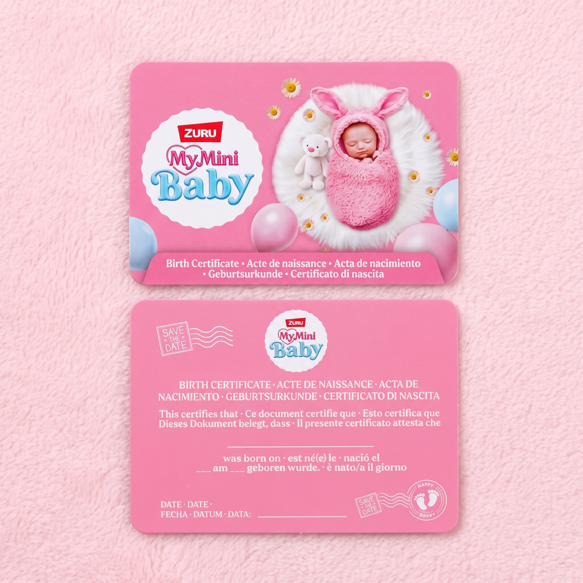 The baby gets a name and a date