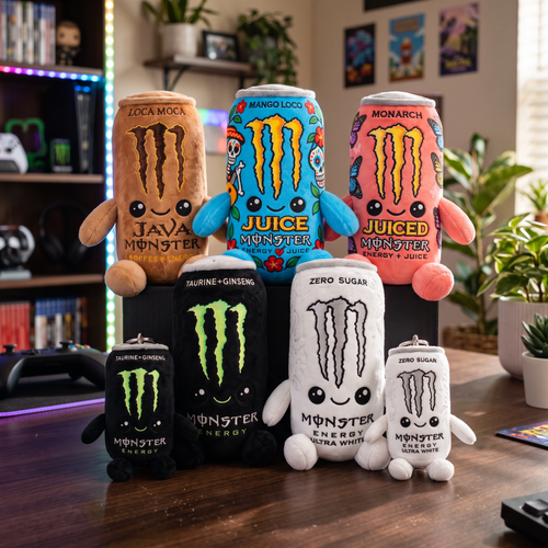 Monster Energy Drink Can Plush Toy